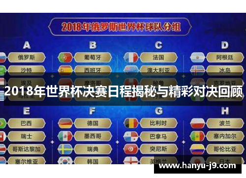 2018年世界杯决赛日程揭秘与精彩对决回顾