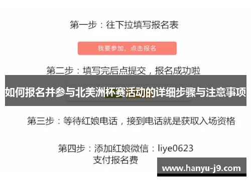 如何报名并参与北美洲杯赛活动的详细步骤与注意事项 如何报名并参与北美洲杯赛活动的详细步骤与注意事项